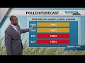 Pollen levels set to skyrocket during weekend warm-up