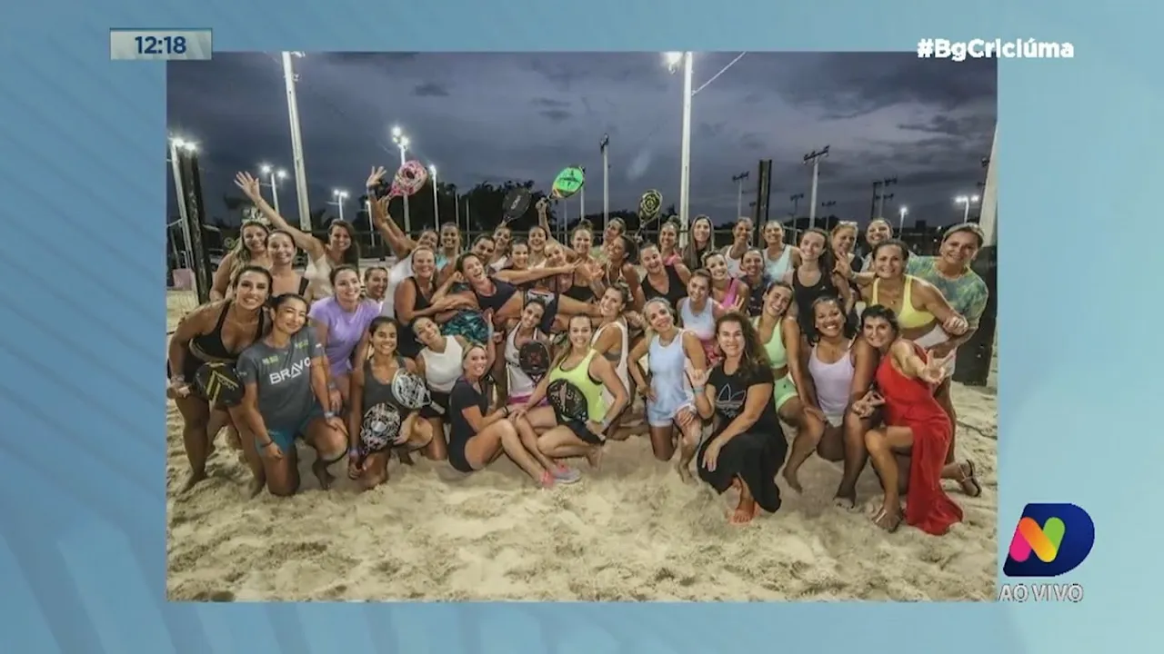 Ney Lopes: milionária criciumense escolhe arena de beach tennis para festejar aniversário