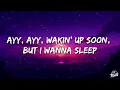 Powfu -  I hate waking up (Lyrics) Ft. Rxseboy, SadBoyProlific, Alek Olsen
