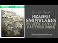 Beaded Snowflakes Christmas Ornaments Plastic Canvas Pattern Book Flip Through
