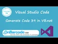 How to generate Code 39 barcodes using OnBarcode VB NET Code 39 Barcode Generator library