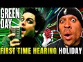 Rapper FIRST time REACTION to Green Day - Holiday! Oh snap, this is charged...