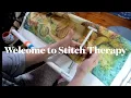 Flosstube Stitch Therapy Feb 2 2026 Imbolc WIPs finishes and dogs