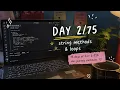 Day Learning C String Methods Loops Study With Me