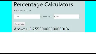 Percentage Calculator In JavaScript With Source Code Source Code Projects