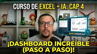 Curso de Excel + IA. Cap 4. Como construir un dashboard PASO a PASO en Excel