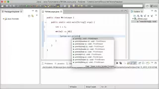 Java Tutorial 9 - While Loops