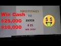 Sweepstakes to Enter v25 Win Cash Win Money