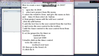 HOW TO CREATE USER DEFINED CONTROL IN VB 2010