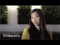 Patricia on the Internship Program The D E Shaw Group
