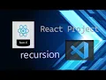 recursion with javascript and react tutorial