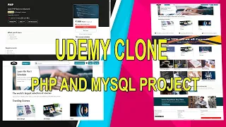 Udemy Clone PHP Project PHP and MySQL Project Uclone Demonstration