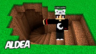 Encontré una civilización de Aldeanos en el subsuelo del Minecraft