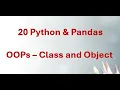 20 Python Pandas - Intro to Object-Oriented Programming OOP