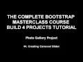 Bootstrap training Part 44 - Creating Carousel Slider