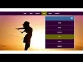 Responsive Navigation Bar and menus with HTML CSS and JQuery