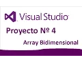Visual Basic NET - Parte 4 Arreglos Bidimensionales