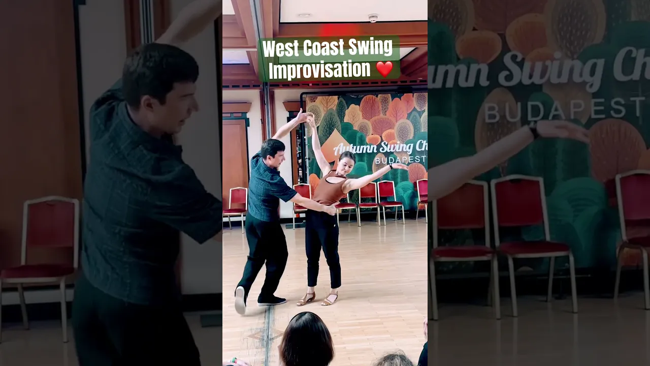 West Coast Swing Improvisation ❤️ #semionmaria #westcoastswing #swingdance #improvisation