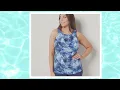 Lands End High Neck Tankini Top or 5 Swim Shorts on QVC