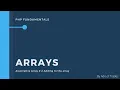 Associative Array Adding to the array PHP Fundamentals