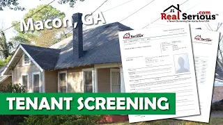 Macon GA Tenant Screening Services for Landlords Real Estate Agents