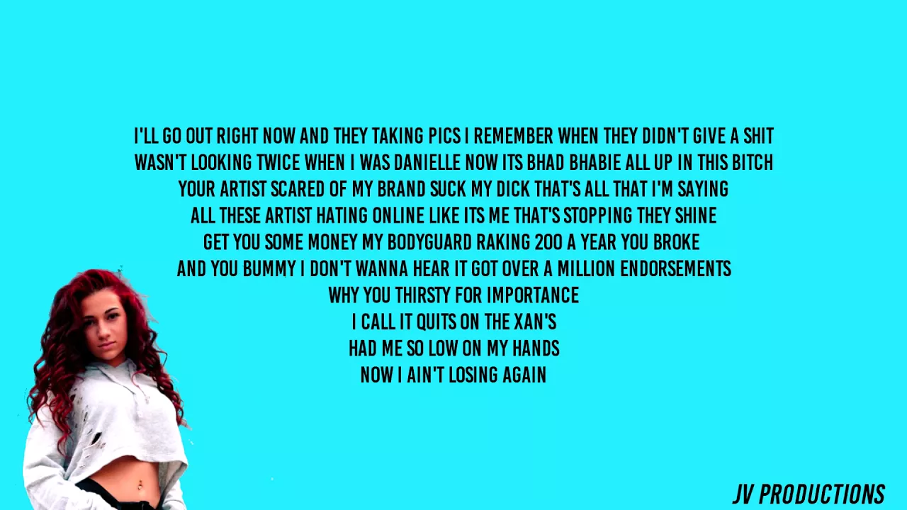 Bhad Bhabie - Roll in Peace Remix Lyrics