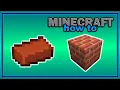 How to Craft Make and Use Bricks and Brick Blocks in Minecraft Easy Minecraft Tutorial