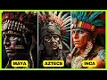 The BIG Difference Between the Aztecs Maya Inca and Olmec