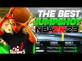 NEW BEST JUMPSHOT FOR SMALL GUARDS NBA 2K23 FASTEST JUMPSHOT HIGHEST GREEN WINDOW 100 GREEN