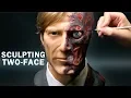 Two-Face Sculpture Timelapse - The Dark Knight