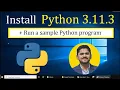 How to install Python 3 11 3 on Windows 10
