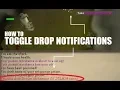 How to Toggle Drop Notifications on Old School Runescape OSRS
