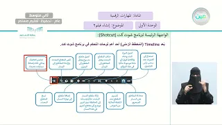 إنشاء فيلم 2 المهارات الرقمية ثاني متوسط 