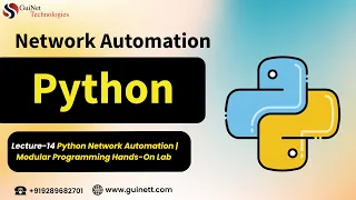 Lecture-13 Python Network Automation Modular Programming Hands-On Lab