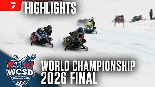 63rd World Championship Snowmobile Derby Final at Eagle River 26 Highlights