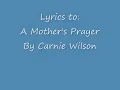 A mother's prayer lyrics video