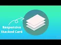 CSS Responsive Stacked Card Effect