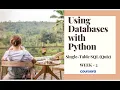 Single-Table SQL in Using Databases with Python