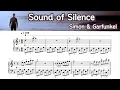 Lagu Sound  of Silence / Piano Sheet Music/ Simon \u0026 Garfunkel /  by  SangHeart Play