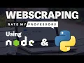 Web Scraping Rate My Professor with Python NodeJS and Puppeteer