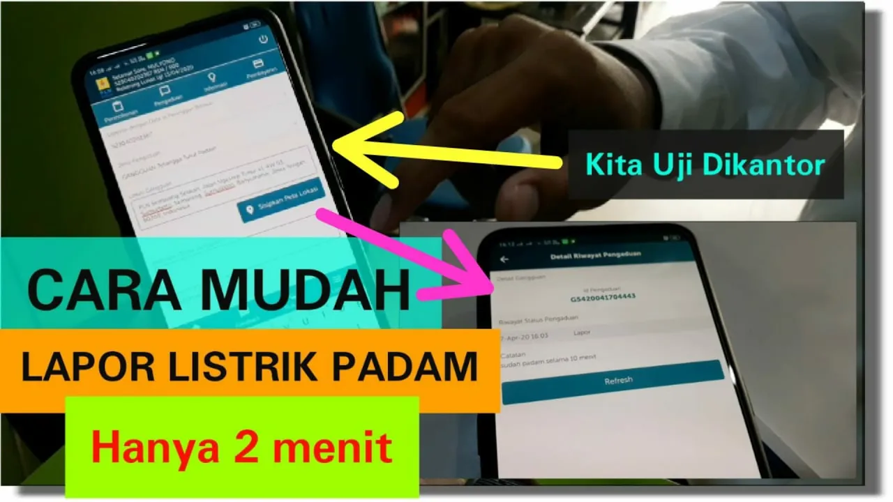 Cara Pengaduan Gangguan Listrik Ke PLN Lewat Aplikasi PLN Mobile. 