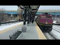 MBTA commuter rail RIDE on line train 5546 from Worcester to back Bay