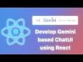 Build a Chat Interface with React Google s Gemini AI Model Step-by-Step Tutorial