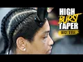 HAIRCUT TUTORIAL HIGH BURST TAPER BRAIDS
