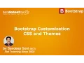 Bootstrap Tutorial - Customize CSS and Themes in Bootstrap