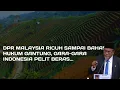 Kecewa tak bisa seperti beras Indonesia! Mat sabu dicecar Anggota DPR Malaysia