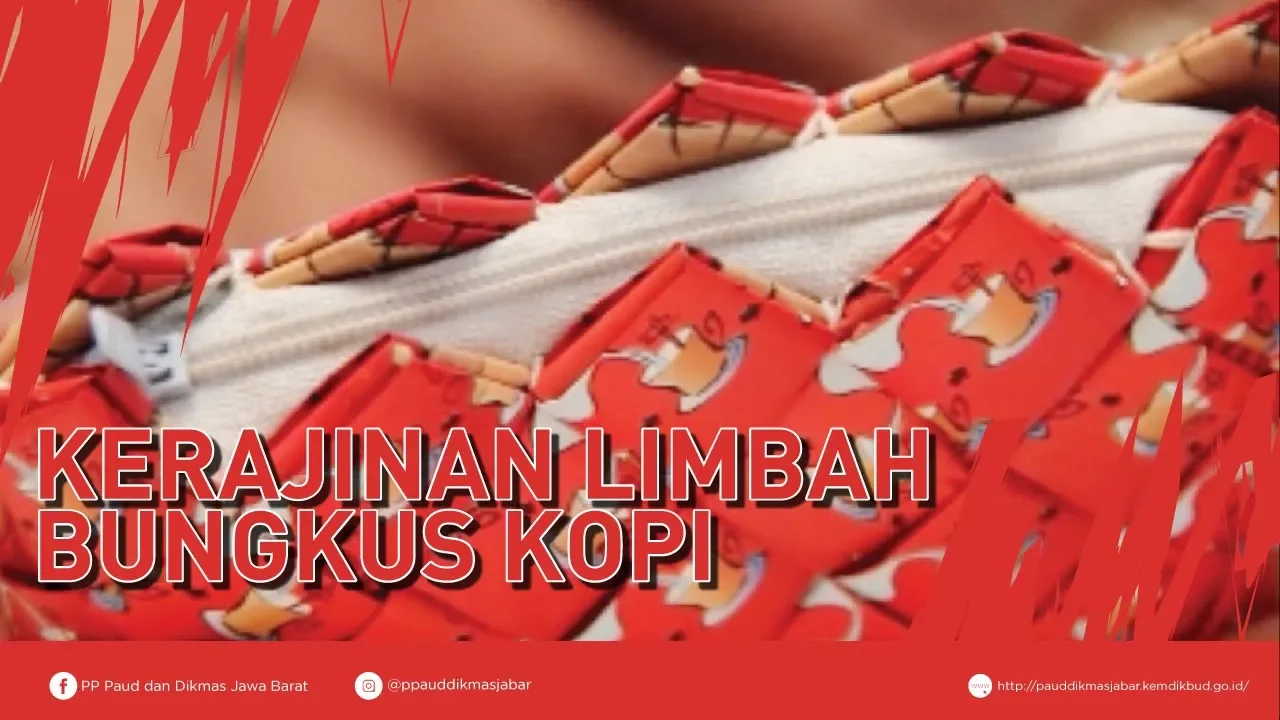 Tutorial cara membuat tas dari bungkus kopi dengan anyaman rapat tanpa jahit. 