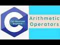 Arithmetic Operators C Tutorials for Beginners