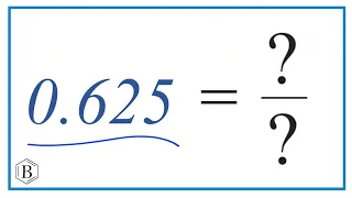 0 625 as a Fraction simplified form