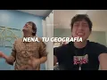 Indios - Tu Geografía (Letra) || me interesa tu cuerpo, tu día, tu vida, nena, tu geografía